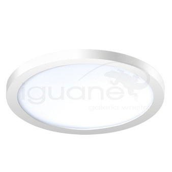 Lampa Slim 15 Round 3000K IP44 biała