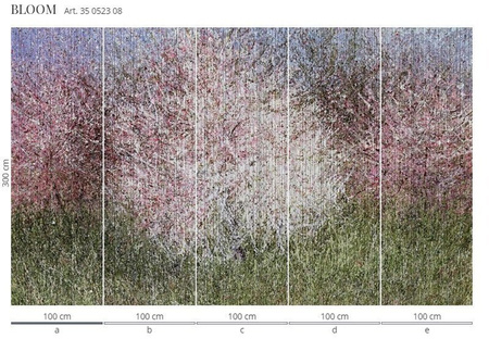 Mural Bloom 35 0523 08 flizelina 