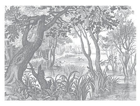 Mural Engraved Landscapes WP-646