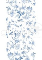 Mural Bird & Blossom Blue WP-378
