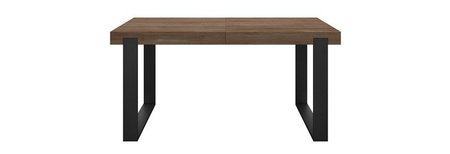Stół FRAME nogi czarne 160+100 cm NUTTY rozkładany