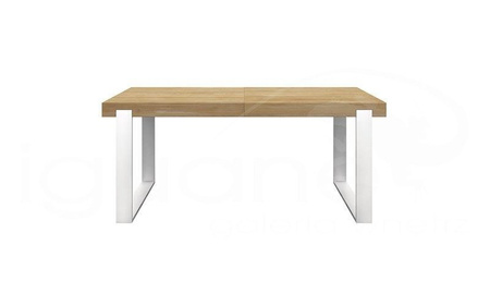 Stół FRAME nogi białe 180+100 cm PURE rozkładany