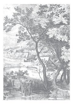 Mural Engraved Landscapes WP-619