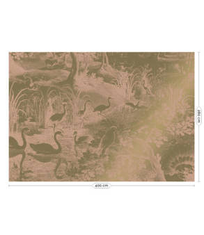 Mural Engraved Landscapes MW-039 gold