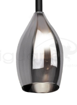 Lampa wisząca Izza 1 szkło przydymione