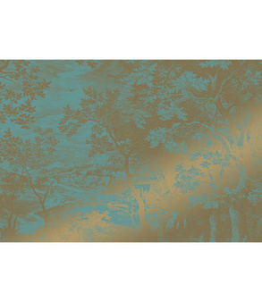 Mural Engraved Landscapes MW-034 złoty