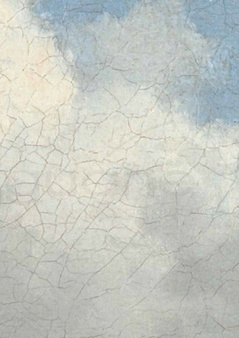 Mural Golden Age Clouds blue WP-394