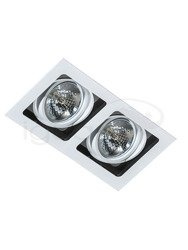 Lampa SISTO 2 biała / czarna