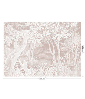 Mural Engraved Landscape Nude WP-768