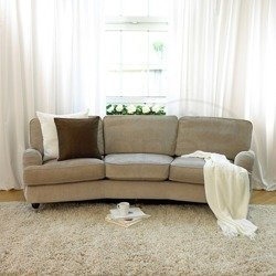 Sofa Birmingham zakrzywiona skóra