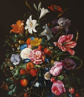 Mural XL Golden Age Flowers BP-018