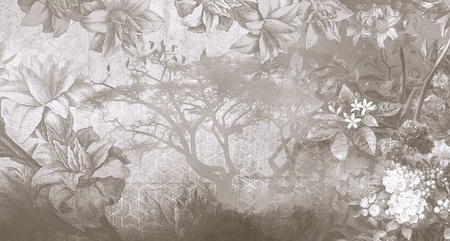 Mural SPIRITS MU11083 metallic silver