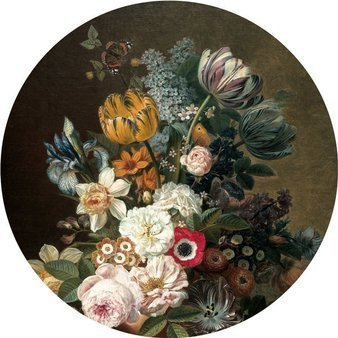 Mural Golden Age Flowers CK-075