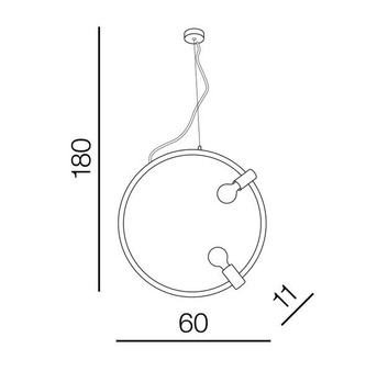Lampa wisząca Orsola AZ3354 biała