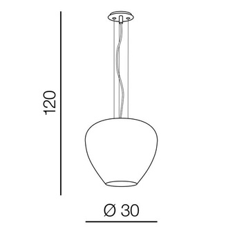 Lampa Baloro M AZ3176 biała