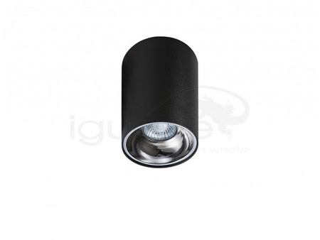 Lampa REMO czarna z wkładem chrom
