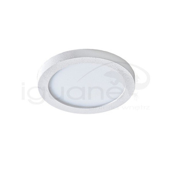 Lampa Slim 9 Round 4000K IP44 biała