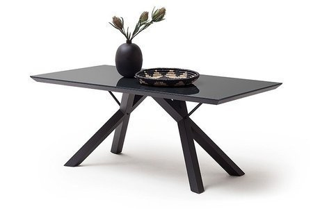 Stół Everett szkło antracyt