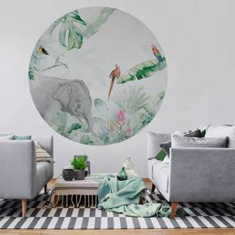 Mural koło Jungle Vivid