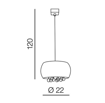 Lampa wisząca Quince 1 AZ3080