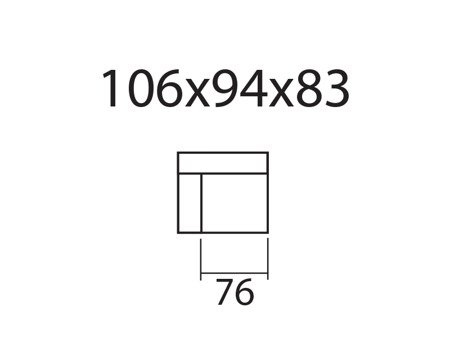Moduł Vesta High 1 L/R tkanina