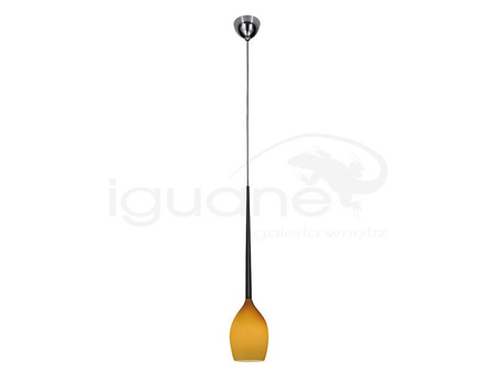 Lampa IZZA 1 wisząca bursztynowa