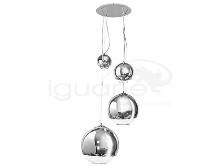 Lampa SILVER BALL 4 wisząca
