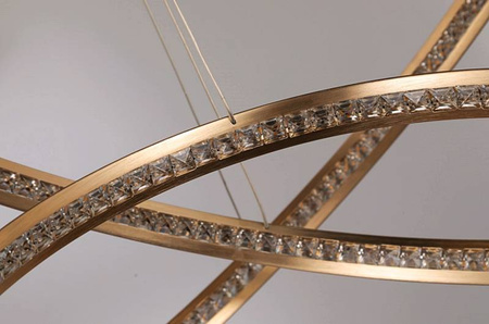 Lampa BRIGHTON 3 złota