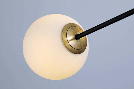 Lampa Oviedo 6 wisząca złoto-czarna