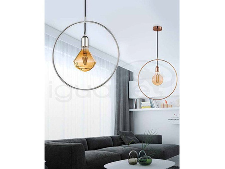 Lampa KRUG miedziana