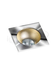 Lampa HUGO 1 Downlight chrom z wkładem szampańskim