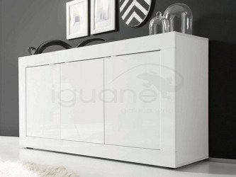 Komoda BASIC wąska biała