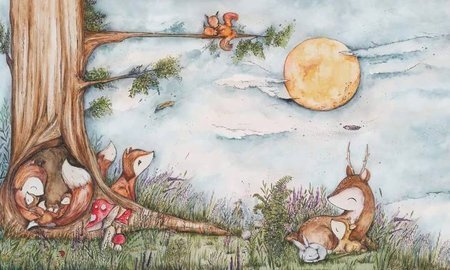 Mural Fox Hollow winyl