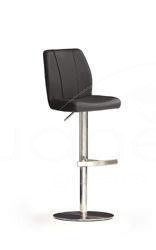 Hoker NAOMI podstawa okrągła skóra czarna