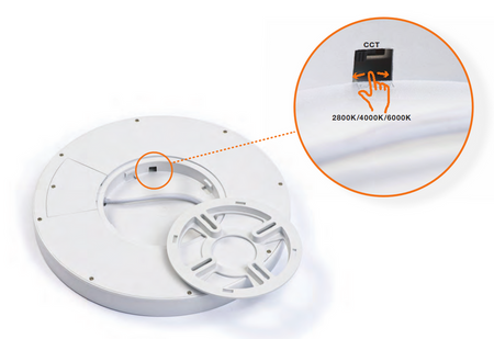 Lampa Panka plafon 23 czarna