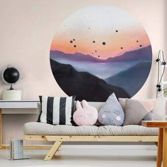 Mural koło Tapeta Ventura