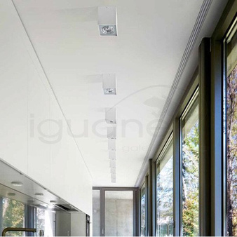 Lampa ELOY plafon czarna-aluminium