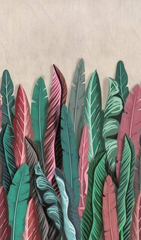 Mural 47206 kolorowe liście