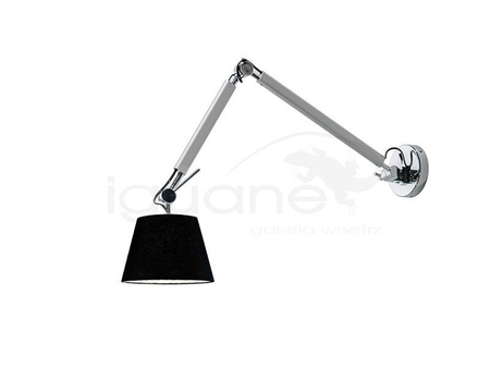 Lampa ZYTA ALU S ścienna czarny