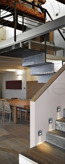 Lampa schodowa Sane FI 60 czarny