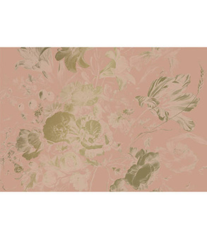 Mural Golden Age Flowers MW-047 złoty