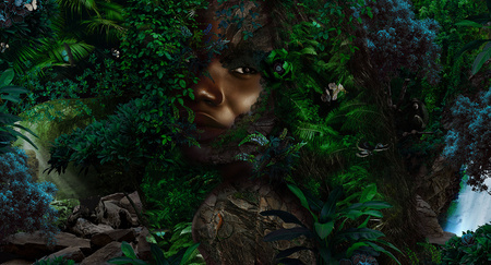 Mural Ubuntu Forest MU13012 flizelina