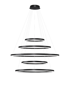 Lampa Halo 5 czarna