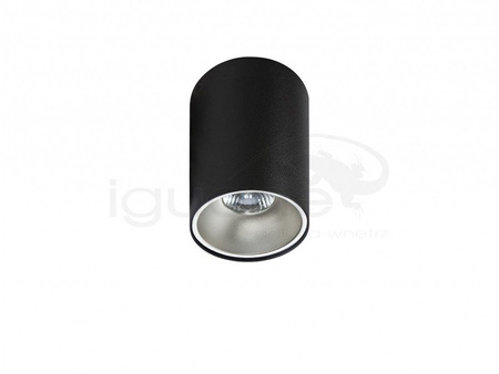 Lampa REMO czarna z wkładem aluminiowym