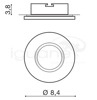 Lampa Ika R IP65 biała
