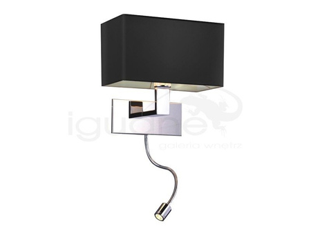 Lampa MARTENS kinkiet LED czarna