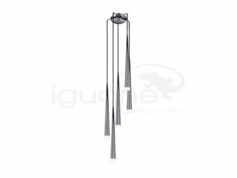 Lampa STYLO 5 wisząca chrom
