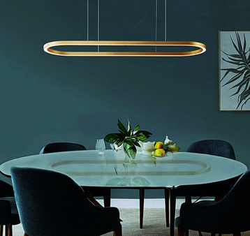 Lampa wisząca ELENA 120 złota