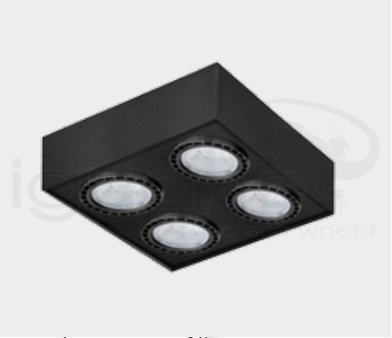 Lampa wisząca Paulo 4 230V Pendant czarna