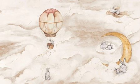 Mural Moonie Beige winyl